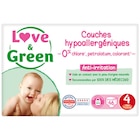 Couches hypoallergéniques - LOVE & GREEN en promo chez Carrefour Market Couches hypoallergéniques - LOVE & GREEN dans le catalogue Carrefour Market