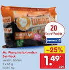 Instantnudeln Angebote von Mr. Wang bei Netto Marken-Discount Bautzen für 1,49 €