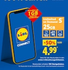 Unlimited on Demand S im Angebot bei Lidl in Heidelberg Unlimited on Demand S Angebote von LIDL CONNECT bei Lidl Heidelberg für 4,99 €