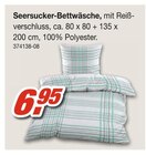 Seersucker-Bettwäsche für 6,95 € bei Möbel AS im Angebot Seersucker-Bettwäsche im aktuellen Möbel AS Prospekt