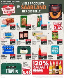 Bier im Kaufland Prospekt "Aktuelle Angebote" mit 34 Seiten (Homburg)