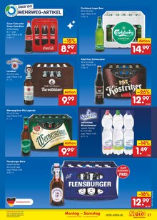 Bier im Netto Marken-Discount Prospekt "Aktuelle Angebote" mit 57 Seiten (Rostock)