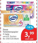 Toilettenpapier von Zewa im aktuellen budni Prospekt