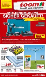 toom Baumarkt Prospekt für Ahrensburg mit 22 Seiten toom Baumarkt Prospekt für Ahrensburg: "MIT EINEM KLICK SICHER GEKAUFT!", 22 Seiten, 27.02.2021 - 05.03.2021