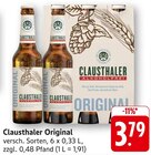 Original im Angebot bei E center in Überlingen Original Angebote von Clausthaler bei E center Überlingen für 3,79 €