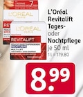 Revitalift Tages- oder Nachtpflege von L’Oréal im aktuellen Rossmann Prospekt für 8,99 €