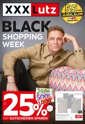 Aktueller XXXLutz Möbelhäuser Möbel & Einrichtung Prospekt in Dörscheid und Umgebung, "BLACK SHOPPING WEEK" mit 20 Seiten, 24.11.2025 - 30.11.2025