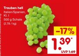 Trauben hell bei Netto Marken-Discount im Prospekt "" für 1,39 €