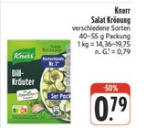Salat Krönung Dill-Kräuter Angebote von Knorr bei nah und gut Bautzen für 0,79 €