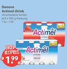 Actimel-Drink Erdbeere von Danone im aktuellen V-Markt Prospekt für 1,99 €