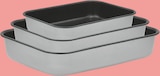 Lot de 3 plats à four colorés - Accademia Mugnano en promo chez Intermarché Bondy à 12,45 €