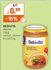 Menüs von Bebivita im aktuellen Müller Prospekt für 0,89 €