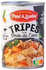 Tripes - PAUL & LOUISE dans le catalogue Colruyt