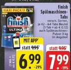 Spülmaschinen-Tabs Angebote von Finish bei EDEKA Hamm für 6,99 €