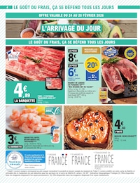 Offre Crevettes cuites dans le catalogue E.Leclerc du moment à la page 4
