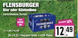 Bier oder Küstenlimo von Flensburger im aktuellen EDEKA Prospekt