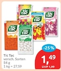 Tic Tac für 1,49 € bei budni im Angebot Tic Tac im aktuellen budni Prospekt