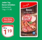 Bacon Scheiben im Angebot bei GLOBUS in Homburg Bacon Scheiben Angebote von Jeden Tag bei GLOBUS Homburg für 1,19 €
