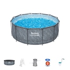 Kit piscine tubulaire 3,66 x 1,22 - BESTWAY dans le catalogue Carrefour