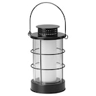 Laterne, LED für draußen/batteriebetrieben schwarz im IKEA Prospekt Laterne, LED für draußen/batteriebetrieben schwarz von STRÅLA im aktuellen IKEA Prospekt für 9,99 €