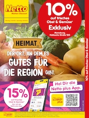 Netto Marken-Discount Merseburg Prospekt der aktuellen Woche, gültig von 31.08.2026 bis 05.09.2026 Aktueller Netto Marken-Discount Merseburg Prospekt "10% auf Obst & Gemüse" mit 2 Seiten