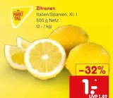 Zitronen Angebote von Markttag bei Netto Marken-Discount Siegen für 1,00 €