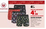Boxer Homme - U Essentiel en promo chez Super U Angers à 4,90 €
