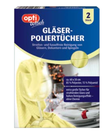 2 Gläser-Poliertücher bei ALDI SÜD in Koblenz 2 Gläser-Poliertücher im Angebot bei ALDI SÜD Koblenz für 2,99 €