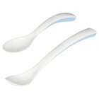 Fütter- und Babylöffel weiß/blau von BÖRJA für 2,99 € bei IKEA im Angebot Fütter- und Babylöffel weiß/blau von BÖRJA im aktuellen IKEA Prospekt