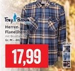 Herren-Flanellhemd Angebote von Tony Brown bei Kaufhaus Stolz Wismar für 17,99 €