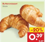 Buttercroissant von  im aktuellen Netto Marken-Discount Prospekt für 0,39 €