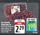 Aktuelle Weintrauben Angebote bei EDEKA in Leipzig Aktuelles Tafeltrauben rot Angebot bei EDEKA in Leipzig ab 1,99 €