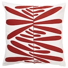 Kissenbezug elfenbeinweiß/rot von MAJSMOTT im aktuellen IKEA Prospekt
