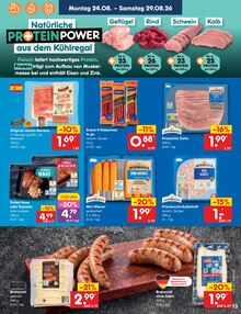 Bratwurst im Netto Marken-Discount Prospekt "Aktuelle Angebote" mit 66 Seiten (Rostock)