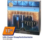 LED-Cluster Eiszapfenlichterkette von  im aktuellen Action Prospekt für 13,95 €