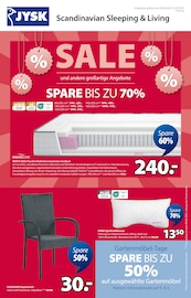 Kopfkissen im JYSK Prospekt in Bautzen Aktueller JYSK Prospekt mit Kopfkissen, "Scandinavian Sleeping & Living - SPARE BIS ZU 70%", Seite 1