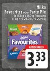 Favourites oder Party Mix im Angebot bei EDEKA in Heinsberg Favourites oder Party Mix Angebote von Milka bei EDEKA Heinsberg für 3,33 €