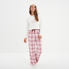 Ensemble pyjama velours 3 pièces rose femme - LH en promo chez La Halle Goussainville à 20,99 €