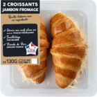 2 croissants jambon fromage dans le catalogue Carrefour