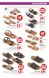 Chaussures Angebote im Prospekt "LES PRIX BAS Spécial Italie" von Hyper U Chaussures Angebote im Prospekt "LES PRIX BAS Spécial Italie" von Hyper U auf Seite 39