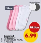 Sneaker mit Frotteesohle Angebote bei Penny Niederkassel für 6,99 €