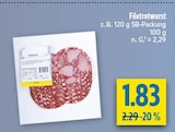 diska Weiden - Filetwurst Angebot im Prospekt Filetwurst bei diska im Weiden Prospekt für 1,83 €