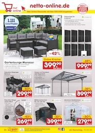 Gartenmöbel Angebot im aktuellen Netto Marken-Discount Prospekt auf Seite 38