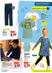 Promos Vêtements dans le catalogue "Préparez la rentrée !" de Lidl Vêtements en promo dans le catalogue Lidl à la page 23
