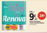 Papier hygiénique - RENOVA à 9,87 € dans le catalogue E.Leclerc