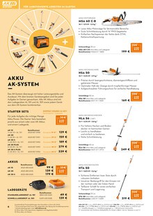 Batterie im STIHL Prospekt "In der Natur zuhause. Seit 1926." mit 16 Seiten (Aachen)