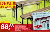 Bierzeltgarnitur Angebote bei Sonderpreis Baumarkt Kaufbeuren für 88,88 €