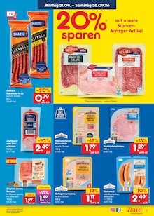 Mettwurst im Netto Marken-Discount Prospekt "Aktuelle Angebote" mit 69 Seiten (Hamburg)