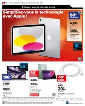 Ipad Angebote im Prospekt "OFFREZ LA MAGIE DU HIGH-TECH POUR NOËL !" von Carrefour auf Seite 10