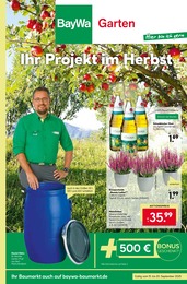 BayWa Bau- und Gartenmärkte Prospekt für Reutlingen: "Ihr Projekt im Herbst!", 8 Seiten, 15.09.2025 - 20.09.2025